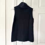 Lafayette 148 Navy Blue Cashmere Sleeveless Turtleneck Sweater Vest Top Small Photo 6