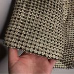 Kate Spade Metallic Gold/Black Tweed Three Button Blazer Jacket Size Small Photo 4