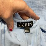 J.Crew New V-neck Midi Dress Soft Gauze Lake Blue BP861 Ballon Sleeve Small Photo 9