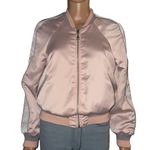 Bebe Vintage Y2K Reversible Satin Bomber Jacket Photo 4