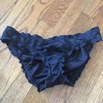 Victoria's Secret Black  Ruffle Bikini Bottom Photo 1