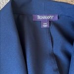 Roaman's Navy Two Piece Blazer & Dress Set SIZE 16W Blue Photo 2