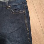 Torrid Plus 16 1X Studded Sides Crop Dark Wash Denim Jeans Photo 1