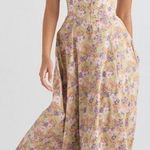 House Of CB XS D-DD 'Carmen' Peony Print Bustier Sundress NWOT size XS Photo 1