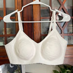 HONEYLOVE Size L White Comfort Flex Wirefree Bra Style LWBR0201 Size L Photo 0