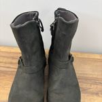 Eddie Bauer Covey Style Matt Nubuck Black Suede Leather Ankle Boots Women’s Photo 4
