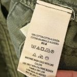 Free People  Military Green Cut Off Shorts Size 8 Cargo Mini Photo 6