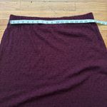 Vince Burgundy Pull On MIDI Skirt Size XL Photo 1