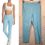 Outdoor Voices  7/8 Warmup Leggings‎ in Pool Blue Photo 1