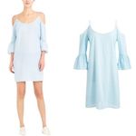 J.Crew Beach Swim Cover Up Dress Sheer Lightweight Cold Shoulder 100% Cotton Photo 1
