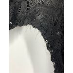 Sequin Hearts Women's Sheer Long Sleeve Lace Sequin Bodycon Dress Black Medium Photo 5
