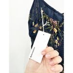 Reformation  Genie Mademoiselle Navy Blue Floral Print Sun Dress Size 10 NWT Photo 2