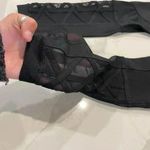 RBX Atheltic Black Leggings Criss Cross Mesh Calf Women’s Small Yoga Athleisure Photo 6