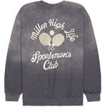 Junk Food High Life Table Tennis Team Crewneck in Vintage Black NWT Photo 0