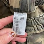 American Eagle women's green ankle zip camouflage drawstring joggers pants 6 Photo 8