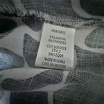 Max Studio | Pull-On Wide Leg Pants Cream Ivory Black Foliage Print | Size 2X Photo 6