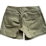 American Eagle Outfitters Green Cargo Shorts Classic Midi Style Sz 0 Photo 4