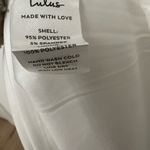 Lulus Enticing Behavior White Ruffled One Photo 5