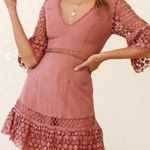 Selfie Leslie  | Believe It Crochet Detail Dress Photo 2