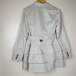 Anthropologie Idra by  Women’s Minimalist Belted Trench Coat Beige Women’s Size 6 Photo 5