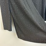 Alex Evenings Black Open Front Glitter Evening Jacket Size Large Photo 9