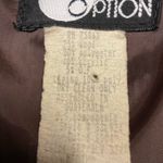 Vintage First Option Women's One Button Blazer Jacket Tan Brown Western Aztec M Size M Photo 9