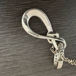 Helzberg I AM LOVED 14K & Sterling Silver Genuine Diamond Pendant Necklace Photo 2