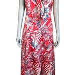 Cupshe  Red, White and Blue Tropical Dress Photo 1