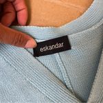 Eskandar Turquoise Boxy Cardigan Blue Size undefined Photo 5