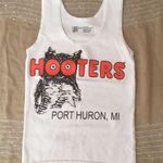 Hooters  Girl Worn Tank from Port Huron Michigan Stretchy Soft White Size XSmall Photo 0