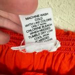 FOR THE REPUBLIC  Cotton Viscose Red Embroidered Flutter Sleeve Blouse Size S Photo 4