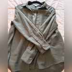 Old Navy Olive Green Boyfriend Shirt Photo 1