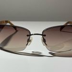 Chanel Swarovski Crystal CC Frameless Sunglasses 4117B, Tortoise, EUC Photo 2