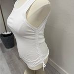 Good American  White Cinched Tank Top - Size 4 Photo 2