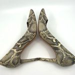 Coach Teddie Snake Print Leather Pumps Women's 8.5 US Photo 6