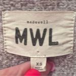 Madewell  MWL (Re)sourced Sweater Fleece‎ Shirt-Jacket in Heather Pale Thistle XS Photo 13