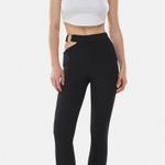 Bershka flare cut out leggings soft pants Photo 0