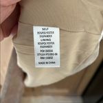 BiBi Shiny Velvet Peak Lapel Single Blazer Champagne Cream Tan Size Large Photo 8