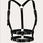 Harness Black Underbust Suspender Double Belt New Photo 5