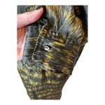 Isabel Marant ‎ Black And Gold Long Sleeve Pleated Draped Mini Dress Size M Photo 5