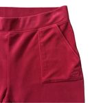 Juicy Couture Velour High Rise Straight Leg Lounge Pants Red Size Large Photo 4