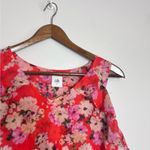 CAbi Pink Boho Floral Cold Shoulder Lush Blouse | Style 5352 Photo 4