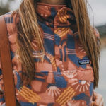 Patagonia  Synchilla Snap-T Fleece Pullover Canyon Block Sisu Brown Large EUC Photo 0