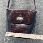 Brighton  Bucket Bag Medium Blag‎ and Brown Crocodile Photo 2