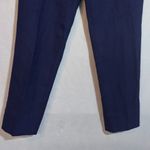 Diane Von Furstenberg  Georgia Sapphire Blue Ankle Pants Career Casual Size 4 Photo 2