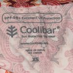 Coolibar Dress XS Womens Red White Paisley Oceanside Tunic UPF 50+ Sun Protect Photo 8