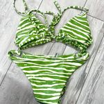 SheIn green tiger bikini Photo 2