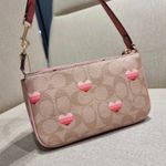 Coach Nolita 19 In Signature Canvas With Stripe Heart Print CA796 Photo 6