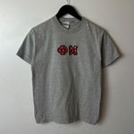 Hanes Omega Mu T Shirt Vintage Y2K Extra Small XS Gray Patch Tee Photo 8