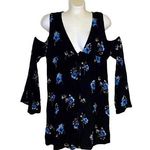 Kendall + Kylie 💙 Blue Floral Keyhole Dress Photo 0